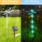 Liveasily Set of 6 Arcylic Solar Lights for Outside, Garden Decorations